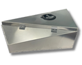 Flat Aluminium Tapered Undertray Toolboxes - Pair - 850x210x400mm-Aussie 4x4 Pro
