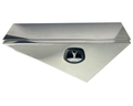 Flat Aluminium Tapered Undertray Toolboxes - Pair - 850x210x400mm-Aussie 4x4 Pro