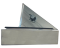 Flat Aluminium Tapered Undertray Toolboxes - Pair - 850x210x400mm-Aussie 4x4 Pro
