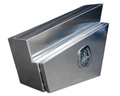 Flat Aluminium Tapered Undertray Toolboxes - Pair - 900x230x440mm-Aussie 4x4 Pro