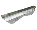 Flat Aluminium Tapered Undertray Toolboxes - Pair - 900x230x440mm-Aussie 4x4 Pro