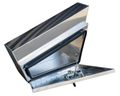 Flat Aluminium Tapered Undertray Toolboxes - Pair - 900x230x440mm-Aussie 4x4 Pro
