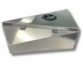 Flat Aluminium Tapered Undertray Toolboxes - Pair - 970x210x400mm-Aussie 4x4 Pro
