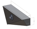Flat Aluminium Tapered Undertray Toolboxes - Pair - 970x210x400mm-Aussie 4x4 Pro
