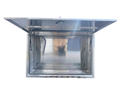 Flat Aluminium Toolbox with Full Side Opening - 1400x600x1150mm-Aussie 4x4 Pro