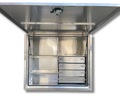 Flat Aluminium Toolbox with Shelves & Drawers - 1400x600x1150mm-Aussie 4x4 Pro