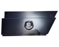 Flat Aluminium Undertray Toolboxes - Black - Pair - 900x230x400mm-Aussie 4x4 Pro