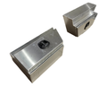Flat Aluminium Undertray Toolboxes - Pair - 750x230x400mm-Aussie 4x4 Pro