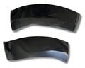Front Lower Flares for Toyota Hilux SR / SR5 - Gloss Black - Set of 2 (2011 - 2015)-Aussie 4x4 Pro