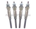 Glow Plugs x 4 for Toyota Hilux LN106 / LN107 / LN111 / LN85 / LN86 3.0L / 2.8L 4Cyl Diesel-Aussie 4x4 Pro