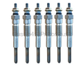 Glow Plugs x 6 for 70 / 80 / 100 / 105 Series Toyota Landcruiser 1HZ 4.2L Diesel (1990 - 2007)-Aussie 4x4 Pro