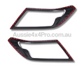 Head Light Trims for NP300 D23 Nissan Navara - Matte Black (2021 - 2024)-Aussie 4x4 Pro