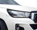 Head Light Trims for Toyota Hilux SR / Workmate - Matte Black (2015 - 2020)-Aussie 4x4 Pro