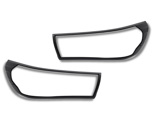 Head Light Trims for Toyota Hilux SR / Workmate - Matte Black (2015 ...