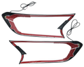 Head Light Trims with LED for PX2 / PX3 Ford Ranger Wildtrak - Pair (2015 - 2020)-Aussie 4x4 Pro
