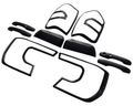 Head Light, Tail Light, Door Handle & Mirror Cover Set for PY Ford Ranger Next Gen - Matte Black (2022 Onwards)-Aussie 4x4 Pro