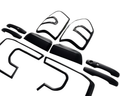 Head Light, Tail Light, Door Handle & Mirror Cover Set for PY Ford Ranger Next Gen - Matte Black (2022 Onwards)-Aussie 4x4 Pro