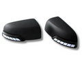 Mirror Covers with LED Light for Mazda BT-50 - Matte Black - Pair (2012 - 2019)-Aussie 4x4 Pro