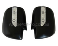Mirror Covers with LED Light for Toyota Hilux SR5 / Fortuner - Matte Black - Pair (2005 - 2014)-Aussie 4x4 Pro