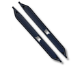 Side Steps for Kia Tasman - Steel Rock Slider Style - Matte Black (2025 Onwards)-Aussie 4x4 Pro