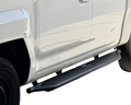 Side Steps for Kia Tasman - Steel Rock Slider Style - Matte Black (2025 Onwards)-Aussie 4x4 Pro