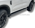 Steel Side Steps for Ford Ranger Next Gen Dual Cab - Matt Black (09/2022 Onwards)-Aussie 4x4 Pro