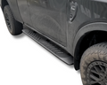 Steel Side Steps for Ford Ranger Next Gen Super Cab - Matt Black (09/2022 Onwards)-Aussie 4x4 Pro