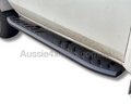 Steel Side Steps for MR Mitsubishi Triton Dual Cab - Matt Black (2019 Onwards)-Aussie 4x4 Pro