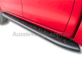 Steel Side Steps for RG Holden Colorado Dual Cab - Matt Black (2012 - 2020)-Aussie 4x4 Pro