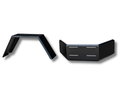 Aluminium Mud Guards - Black - Pair - 3mm Thick Flat Plate-Aussie 4x4 Pro