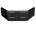Aluminium Mud Guards - Black - Pair - 3mm Thick Flat Plate-Aussie 4x4 Pro