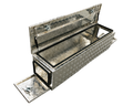 Aluminium Checker Plate Drawbar Toolbox - 1700x400x400mm-Aussie 4x4 Pro