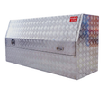 Aluminium 3/4 Side Opening Checker Plate Toolbox - 1800x600x850mm-Aussie 4x4 Pro