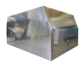 Flat Aluminium Gullwing Canopy Toolbox - 1780x1000x850mm-Aussie 4x4 Pro