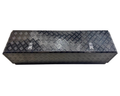 Aluminium Checker Plate 3-Door Toolbox with Whale Tail Lock - Black - 1500x500x500mm-Aussie 4x4 Pro
