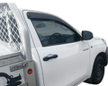 Weather Shields for Toyota Hilux 2 Door Single Cab - Pair (2015 - 2021)-Aussie 4x4 Pro