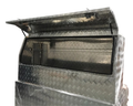 Aluminium 3/4 Side Opening Checker Plate Toolbox - 1800x600x850mm-Aussie 4x4 Pro