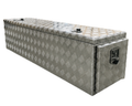 Aluminium Checker Plate Drawbar Toolbox - 1700x400x400mm-Aussie 4x4 Pro