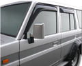 Weather Shields for 70 / 76 / 78 / 79 Series Toyota Landcruiser 4-Door Wagon - Set of 4-Aussie 4x4 Pro