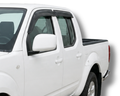 Weather Shields for D40 Nissan Navara Dual Cab - Set of 4 (2006 - 2015)-Aussie 4x4 Pro