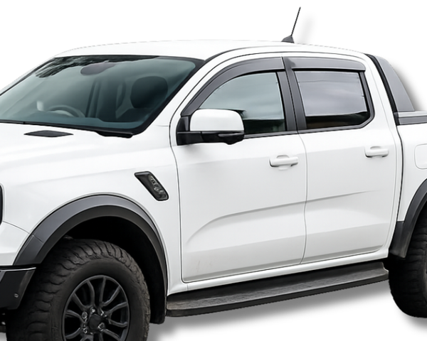 Weather Shields for PY Ford Ranger Next Gen Dual Cab - Set of 4 (2022 ...