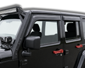 Weather Shields for Jeep Wrangler JK 4 Door - Set of 4 (2007 - 2018)-Aussie 4x4 Pro