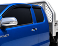 Weather Shields for Toyota Hilux Extra Cab - Set of 4 (2005 - 2015)-Aussie 4x4 Pro