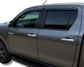 Weather Shields for Toyota Hilux SR5 Dual Cab M70 / M80 - Set of 4 (2015 - 2025)-Aussie 4x4 Pro