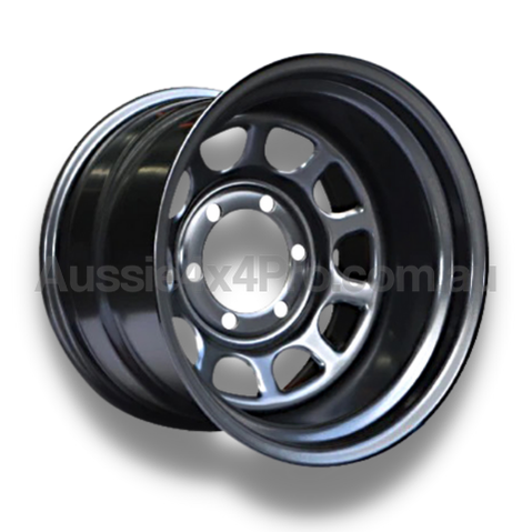 15x10 Steel D-Hole Wheel Rim for 80 Series Toyota Landcruiser Pre-1992 ...
