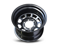 15x10 Steel D-Hole Wheel Rim for Ford Maverick (-44 Offset / 6/139.7 PCD) - Black-Aussie 4x4 Pro