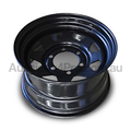 15x7 Steel Triangle-Hole Wheel Rim for Foton Tunland 2012+ (+10 Offset / 6/139.7 PCD) - Black-Aussie 4x4 Pro