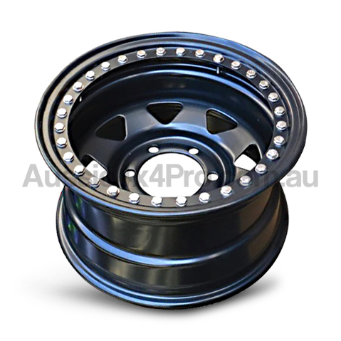 15x8 Steel Imitation Beadlock Wheel Rim for 80 Series Toyota Landcruis ...