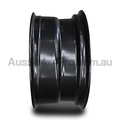 15x8 Steel Triangle-Hole Wheel Rim for Holden Rodeo Pre-2003 (0 Offset / 6/139.7 PCD) - Black-Aussie 4x4 Pro