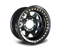 16x8 Steel Beadlock Wheel for Mitsubishi Triton (0 Offset / 6/139.7 PCD) - Black-Aussie 4x4 Pro